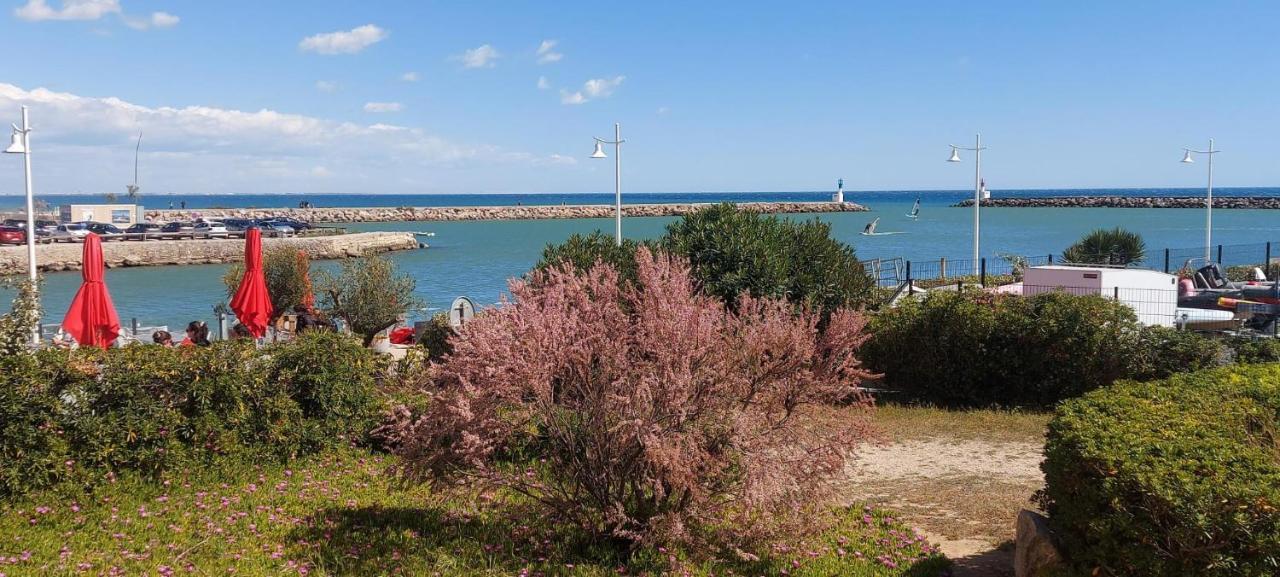 T3 Carnon, 1Ere Ligne 50M Plage Terrasse Parking Mauguio Bagian luar foto
